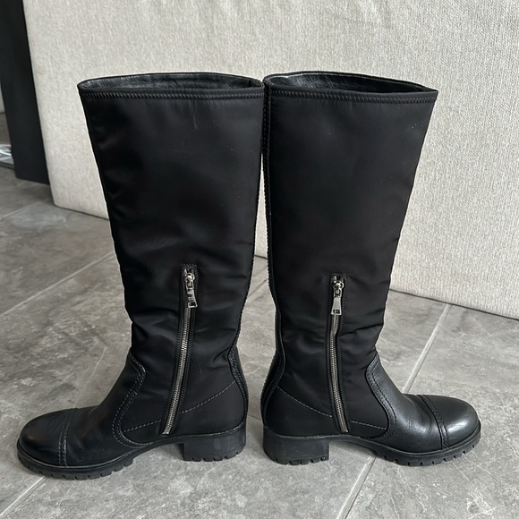 PRADA leather and nylon boots - Picture 6 of 10